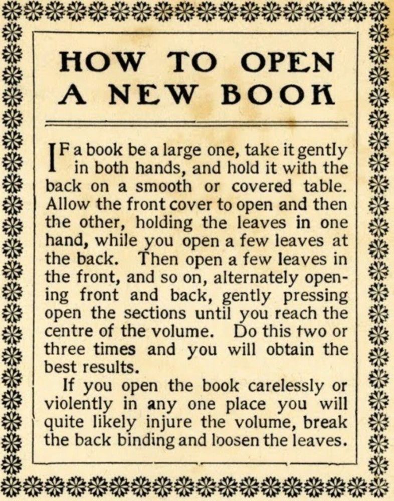 How To Open A New Book