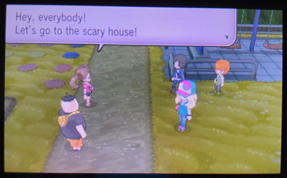 shauna: hey, everybody! let's go to the scary house!