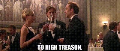 To high treason! 