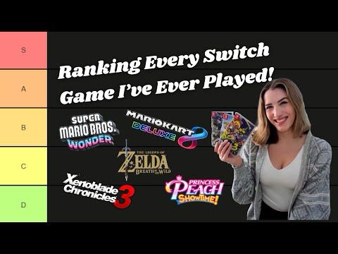 Ranking Every Switch Game I've Ever Played! | from jrpgs to party games to more!