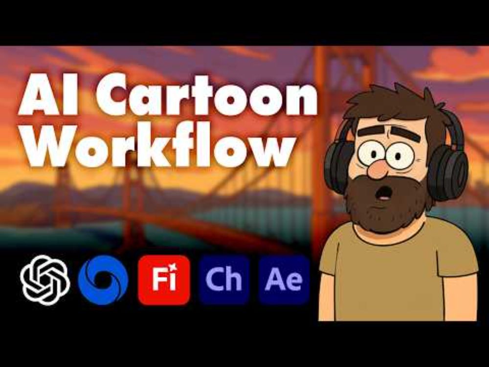 AI Cartoon Workflow - Animation Rig & Puppet