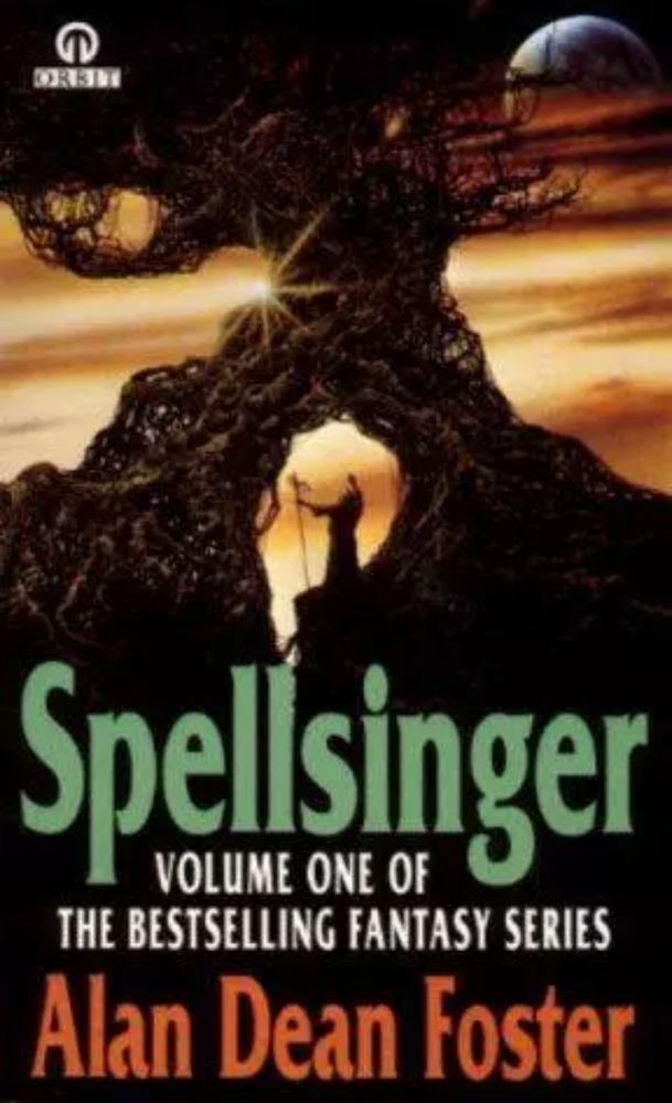 The cover of Spellsinger, by Alan Dean Foster.