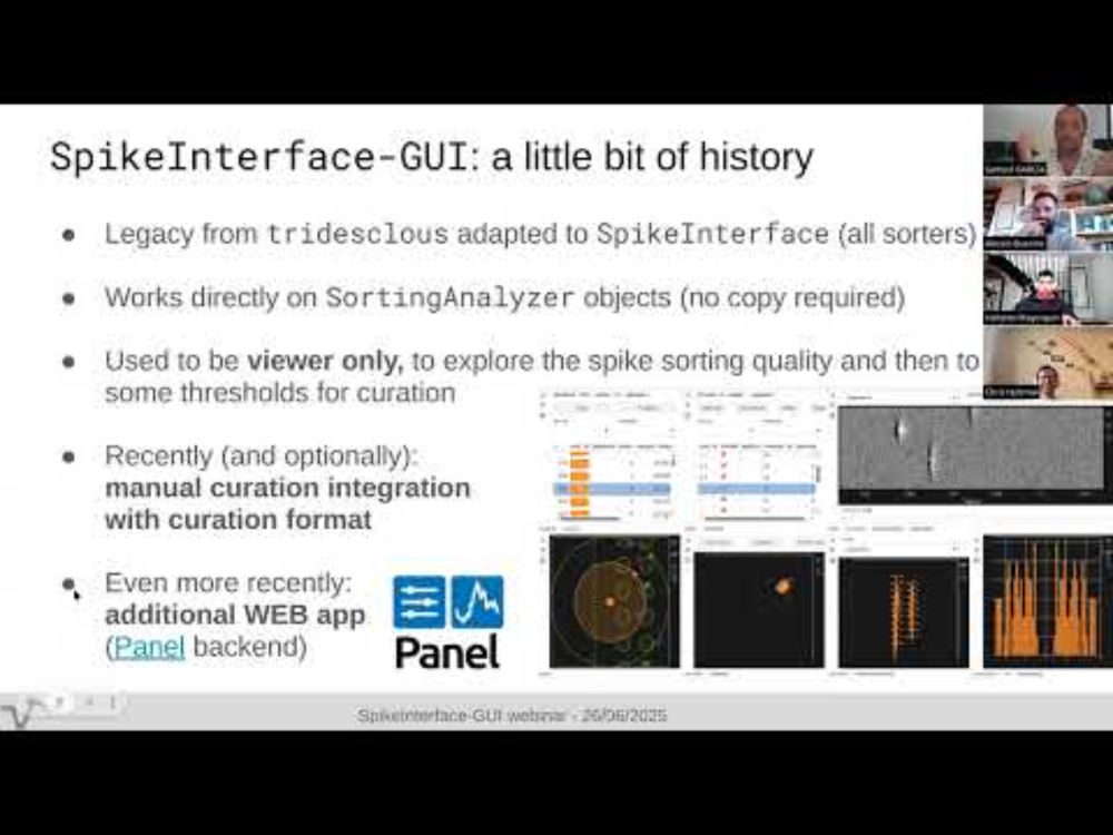 SpikeInterface-GUI webinar - 26/06/25