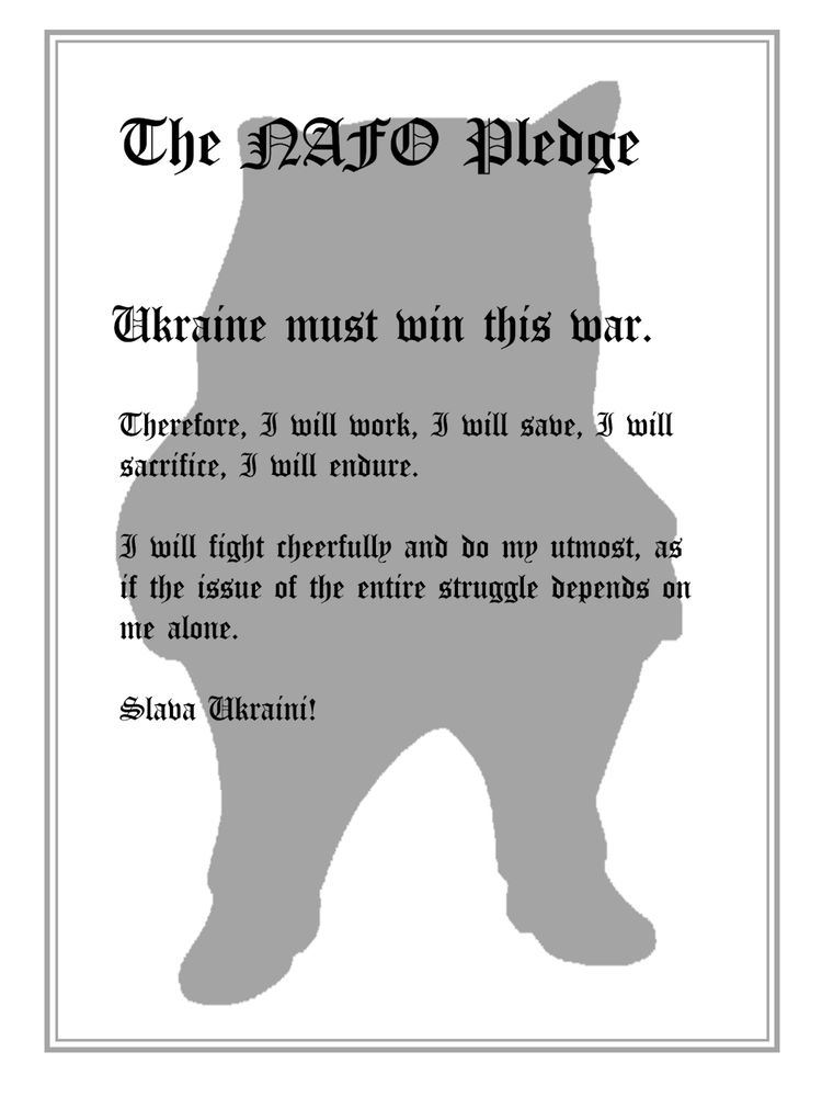 The NAFO Pledge