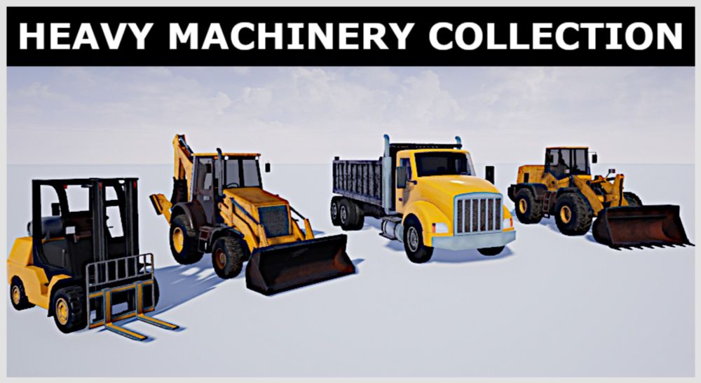 HEAVY MACHINERY ULTIMATE COLLECTION in Blueprints - UE Marketplace