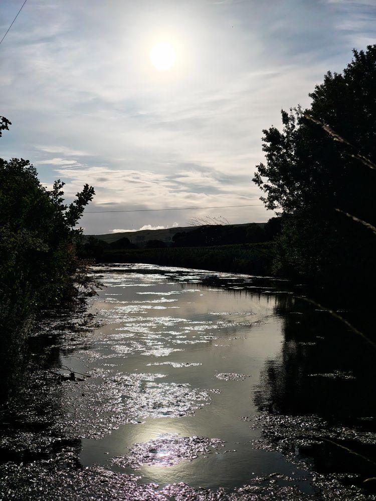 Sunrise over the millpond