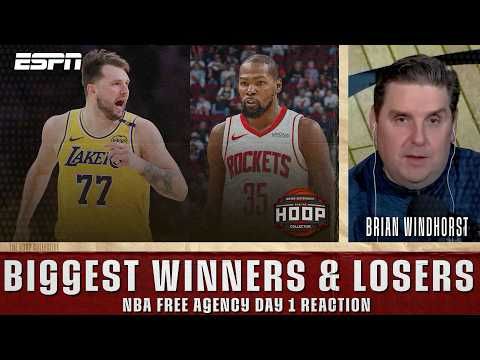 Biggest WINNERS & LOSERS of Free Agency Day 1 📈 📉 | The Hoop Collective