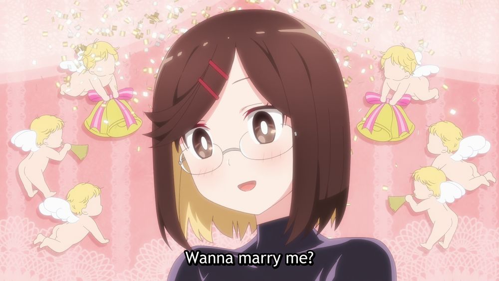 "wanna marry me?"