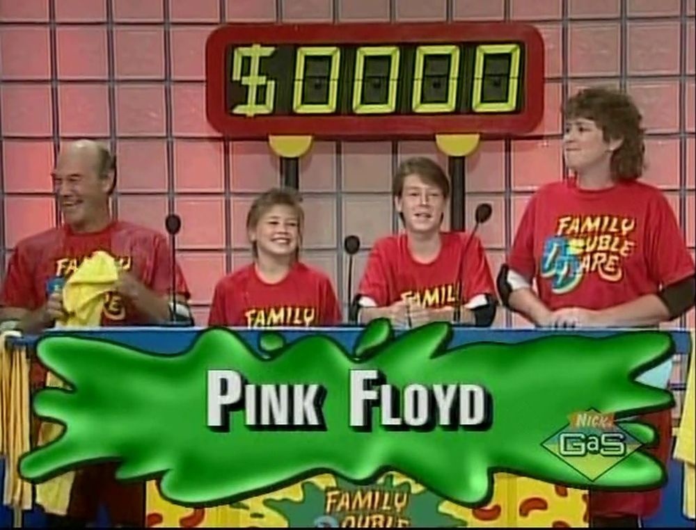 a team on Family Double Dare called "Pink Floyd", who are most definitely not the band Pink Floyd