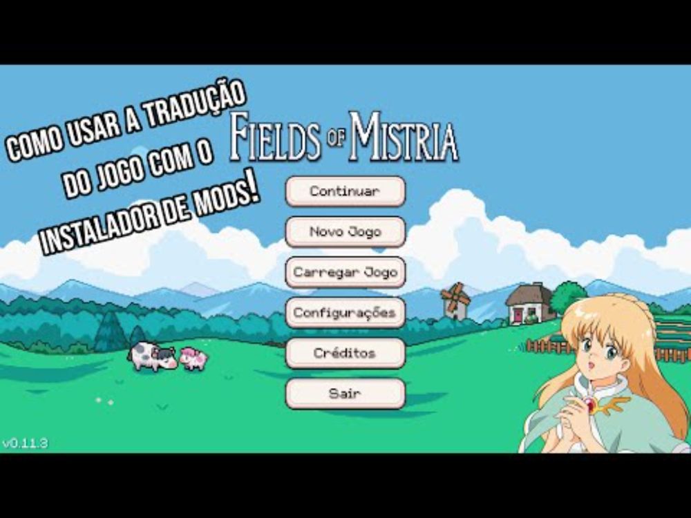 Como colocar mods e tradução BR no Fields of Mistria usando o MOMI!