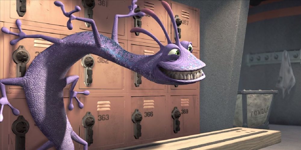 Le méchant Randall dans le film d'animation Monstres & Cie
