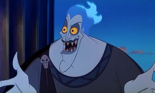 Le dieu des enfers Hadès du film d'animation Hercule