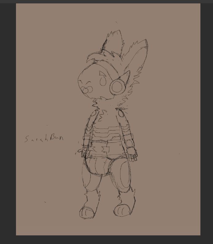screenshot  of babyfur protogen sketch 