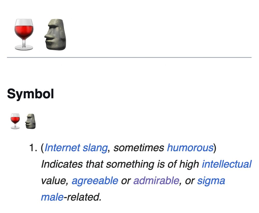 (Internet slang, sometimes humorous) Indicates that something is of high intellectual value, agreeable or admirable, or sigma male-related.