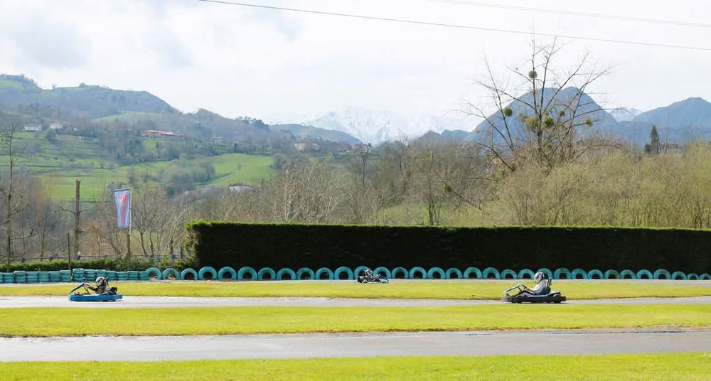 Go karting in Asturias, Spain