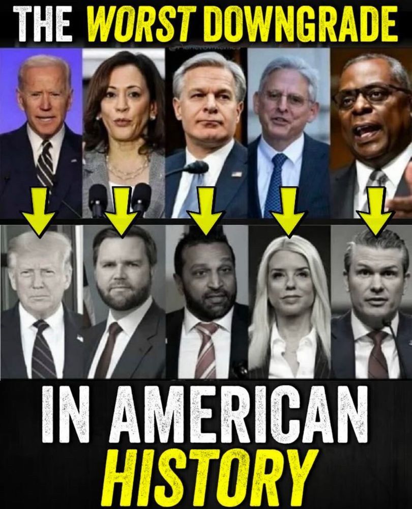 Look at us . What a downgrade. 