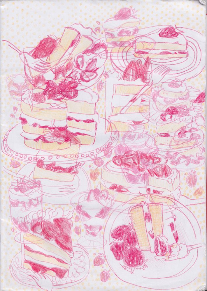 Same drawing as before, scan done with a Canon CanoScan LiDE 400 scanner. Colors are slightly more purple