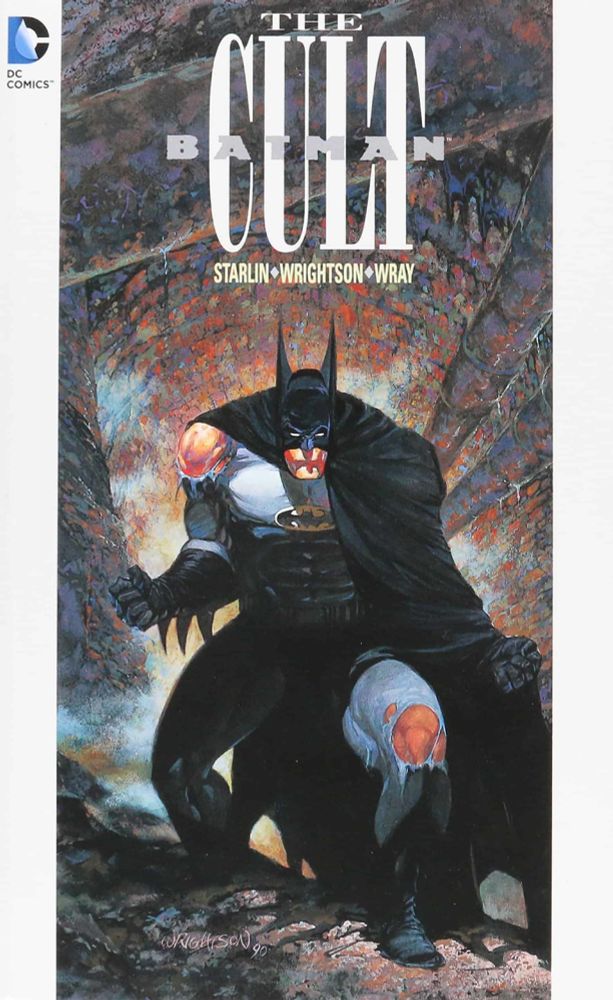 trade copy of Batman: The Cult, by Starlin, Wrightson, and Wray