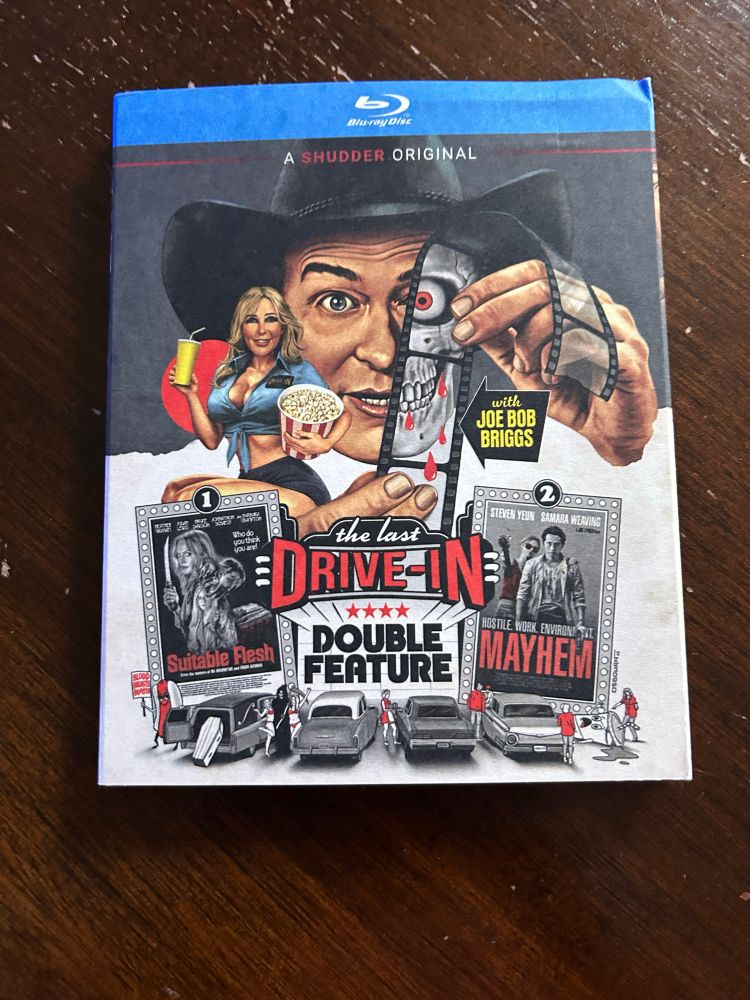Last Drive In double feature bluray, suitable flesh and mayhem