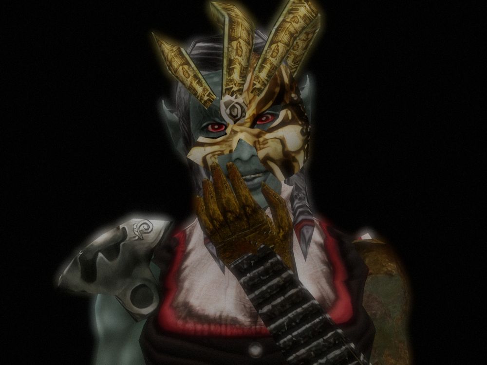 Transfem Sotha Sil staring at the camera with a shocked expression on her face.