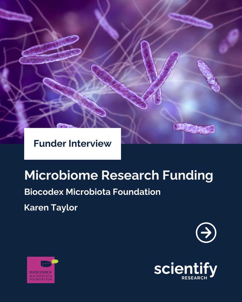  Karen Taylor from Biocodex Microbiota Foundation shares tips for applying to their $50K 2025 grant for microbiome research. Learn how your project can stand out.  
Read more:  
https://www.scientifyresearch.org/blog/interview-karen-taylor-biocodex-microbiota-foundation-2025/?v=2.0

#Microbiome #ResearchFunding #scientifyRESEARCH #GutHealth