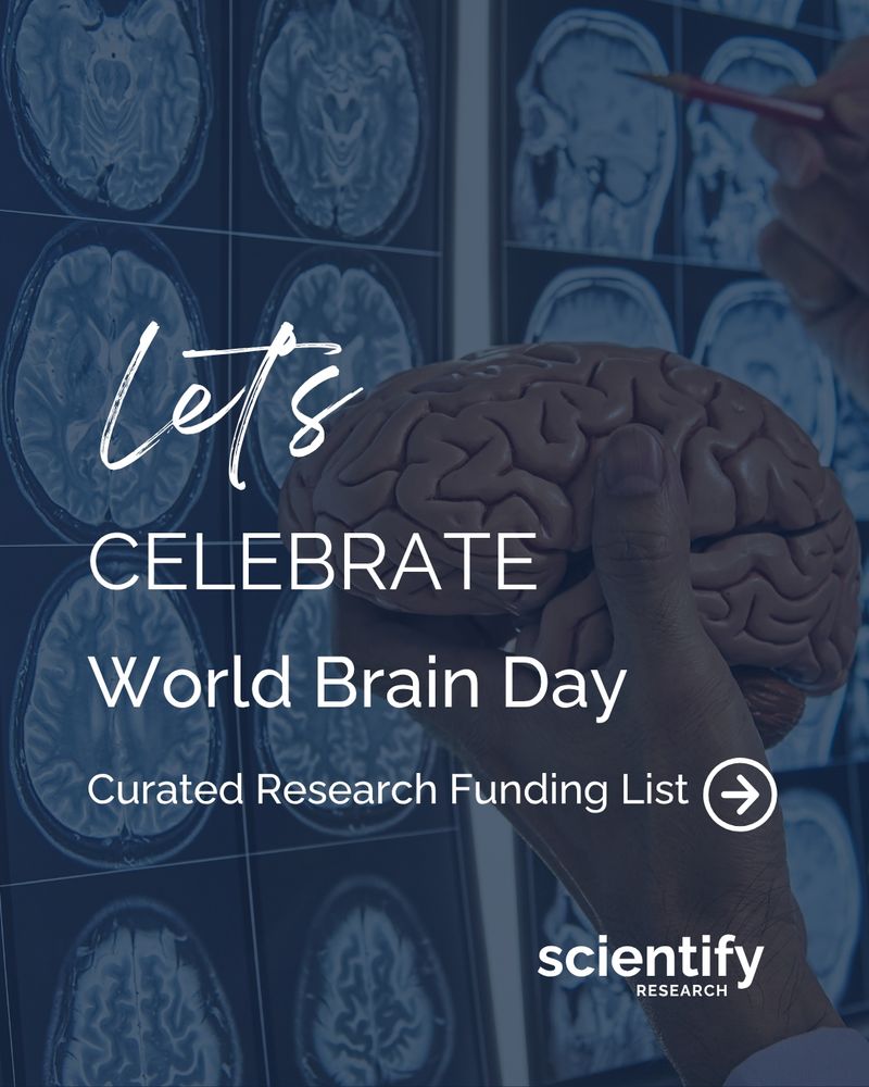 Let's Celebrate World Brain Day curated research funding list scientifyRESEARCH
