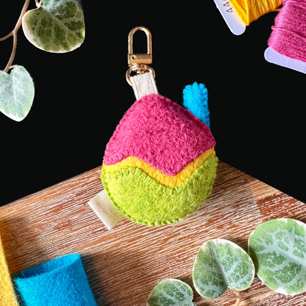 The back of the bag charm