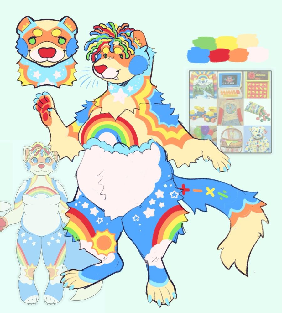 Reference of my creature Teddy