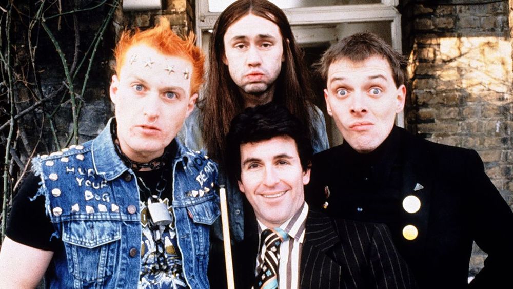 The Young Ones - a metalhead, a hippie, a punk, and a hustler