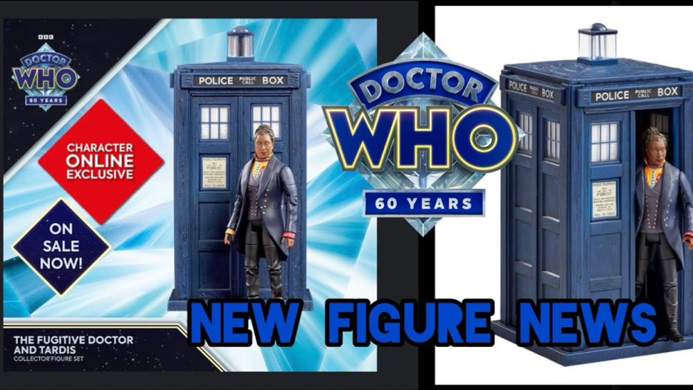 Doctor Who Breaking News Fugitive Doctor & Tardis set online exclusive revealed