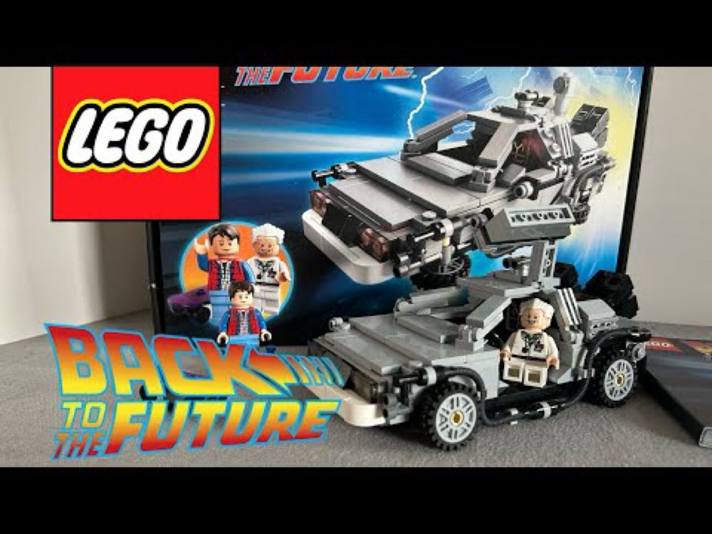 LEGO Ideas Back to the Future Set 21103 overview