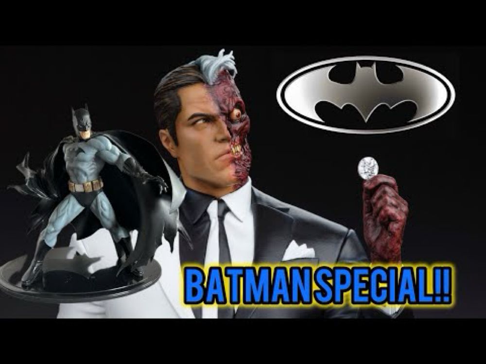 Batman Special Guest Review Two Face 1:6th scale maquette & Batman Hush ArtFX statue overview