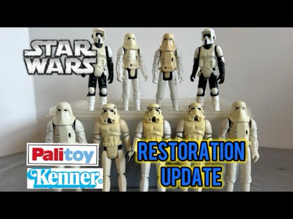 Star Wars Kenner Palitoy Vintage Action Figure Restoration Update