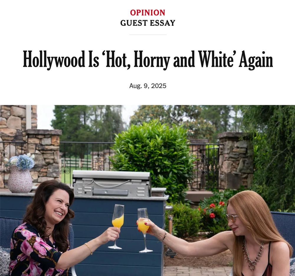 New York Times Headline: "Hollywood Is 'Hot, Horny and White Again"
