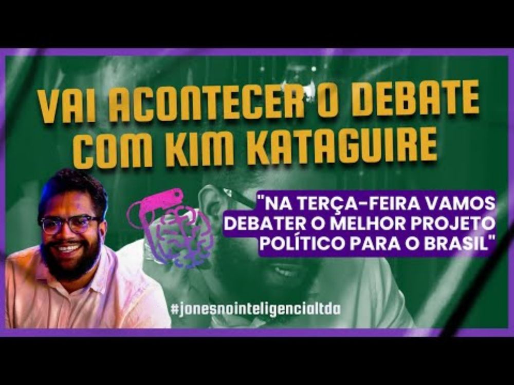 Vai acontecer o debate com Kim Kataguire