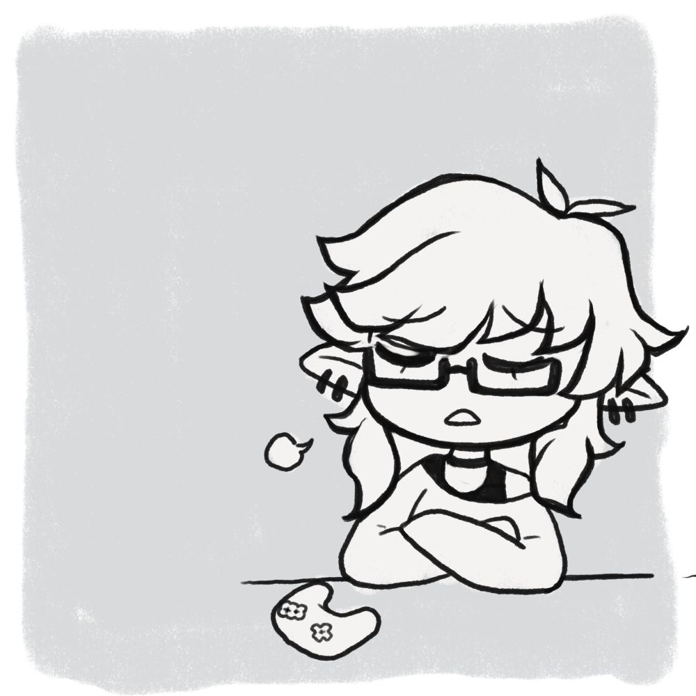 She takes a moment to reflect.