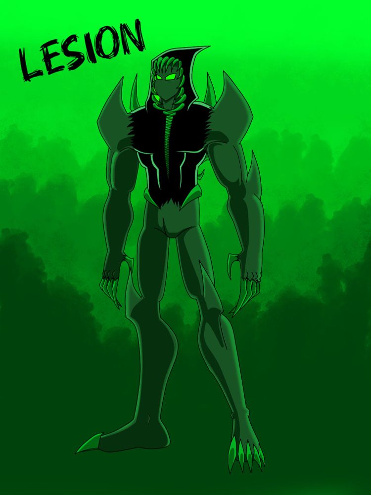 Lesion, the symbiote mercenary, revised design 2025