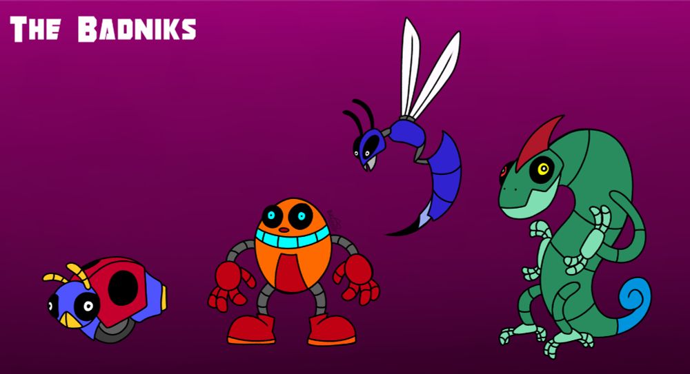 Tried to keep these bad Bois as faithful to what they originally were as possible, while keeping them somewhat different so that I don't just straight up copy. Robots are kinda my weakness so...I tried my best lol 