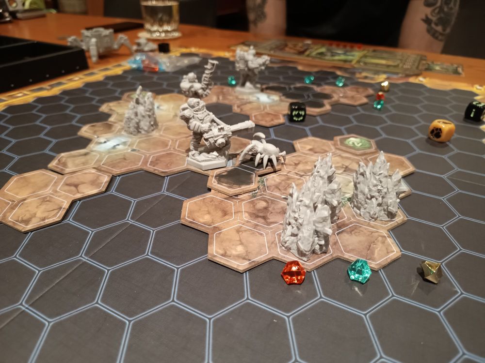 closeup picture of the boardgame