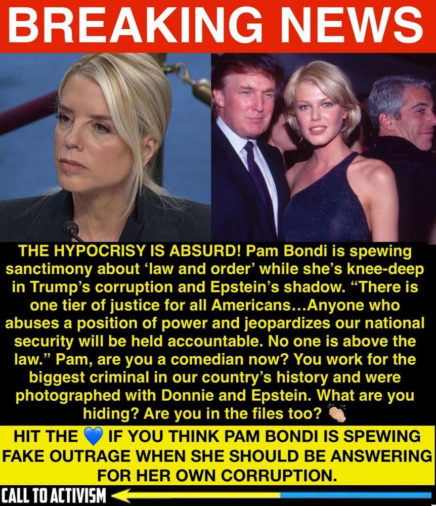 Photo Trump and Bondi