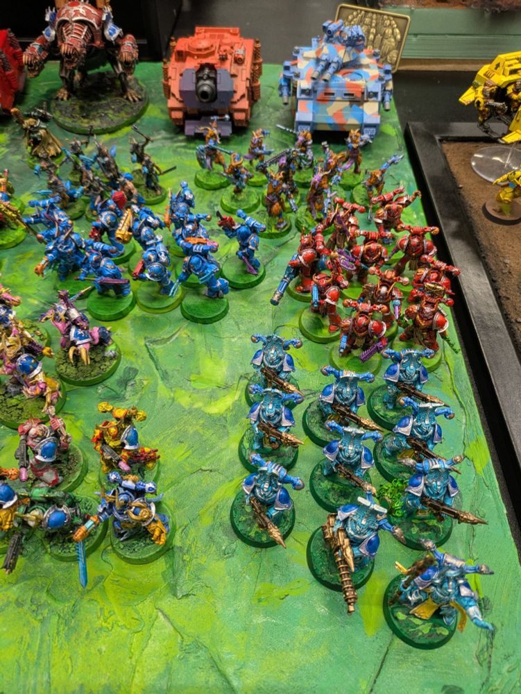 The port side flank of the same board as before, closer up.
