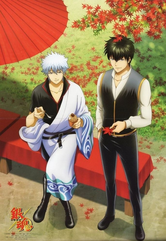 Gintoki e Hijikata de Gintama