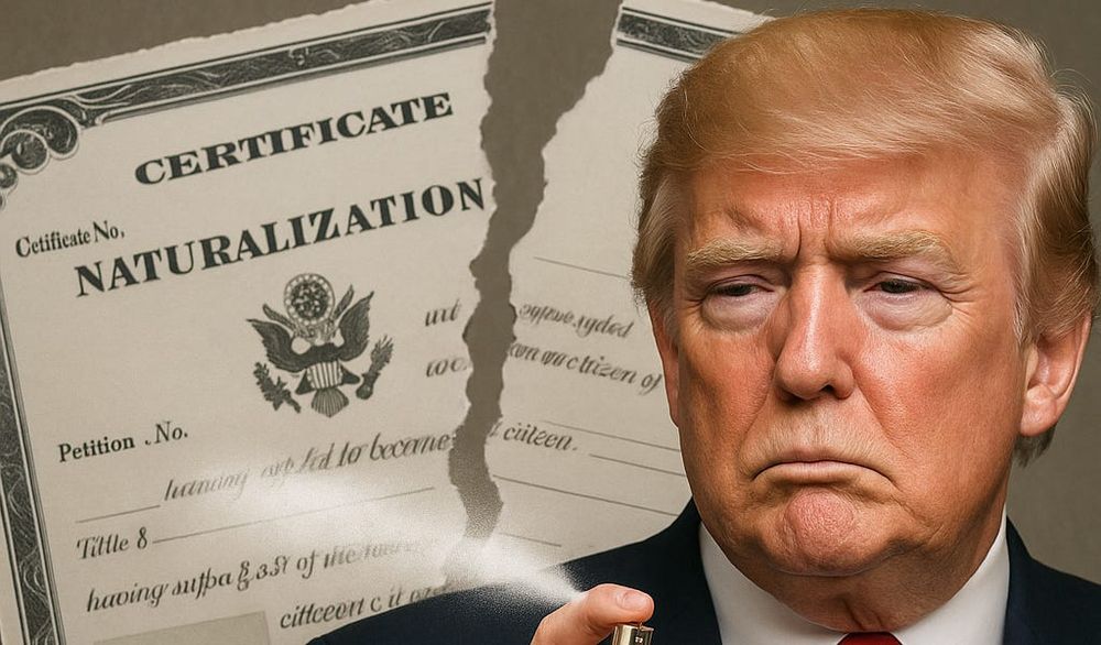 Breaking:Trump's DOJ, is now prioritizing to denaturalize U.S. citizens.