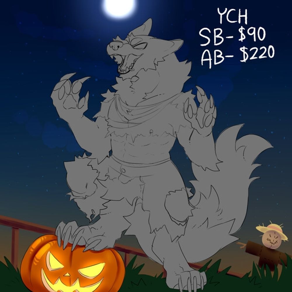 Werewolf TF YCH Auction by cephalonmarsh