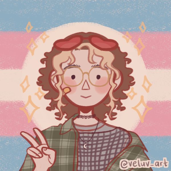 A @veluv-art picrew: it’s cute, pastel colours, and looks how I wish I looked. 