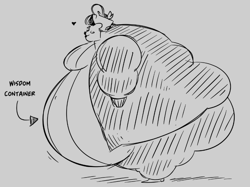 Fumi and her Wisdom container