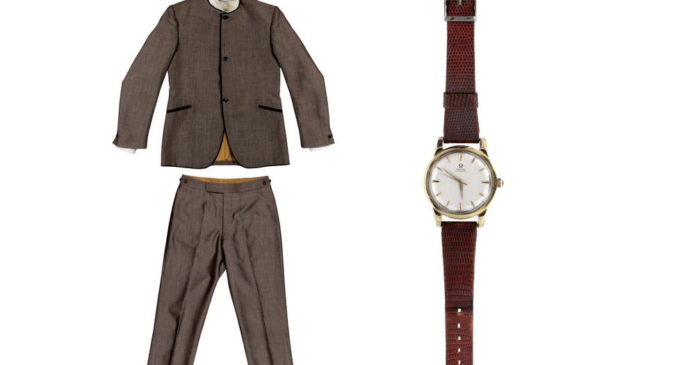 Elvis Presley's watch and John Lennon's suit fetch big bucks at Goldin auction
