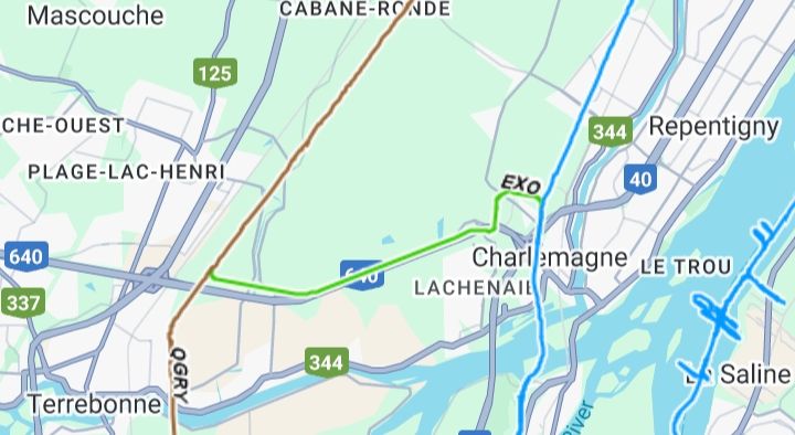 Le chemin de fer entre Repentigny et Mascouche appartient à la province du Québec 