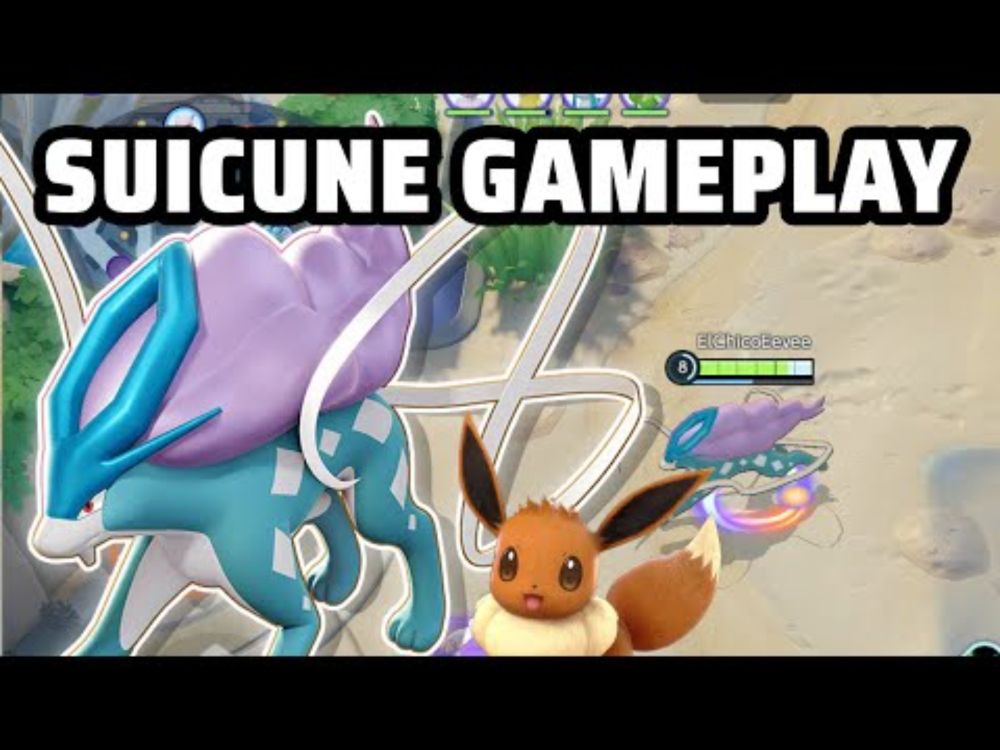 SUICUNE NEW ALL-ROUNDER EARLY GAMEPLAY - Pokémon UNITE