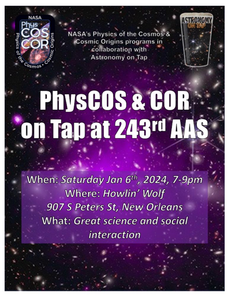 AoT + PhysCOS/COR Warm-Up to AAS 243 Event - Astronomy On Tap